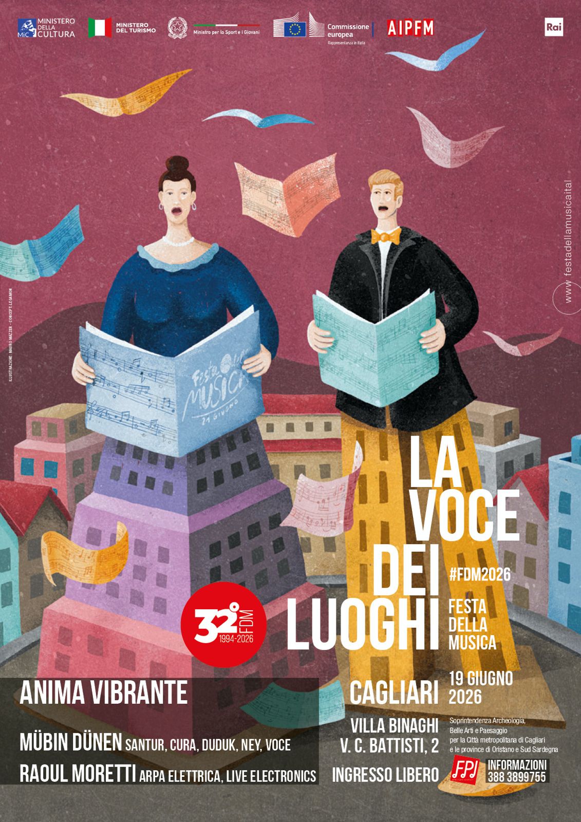Festa della Musica 2026: un viaggio tra suoni e culture con “Anima Vibrante”